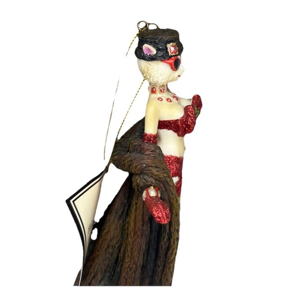 Alley Cats Margaret Le Van Kitty Cane Christmas Figurine Retired Ornament NWT - Picture 11 of 16